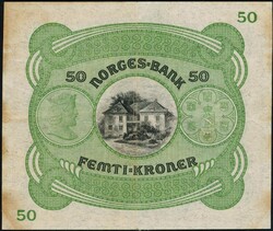 50 kr 1940 C.5203904, Meldahl Nielsen, kvalitet 1+, smuss. NP 32C