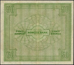 50 kr 1945 A. 1587222 kvalitet. 1+/01