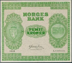 50 kr 1945 A.1448518. Kvalitet 0/01. NP 33A