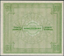 50 kr 1945 A.1448518. Kvalitet 0/01. NP 33A