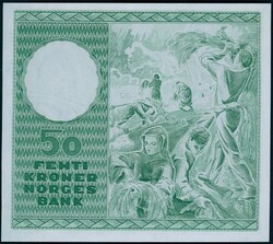 50 kr 1958 D. 0587587. Kvalitet 01. NP 35B. Ex. OMG 32, lott 309