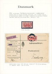 67. 5 kr 1912, enkeltmerke, og på adressebrev