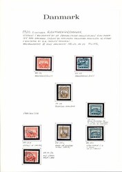 112-114. 1920-serien inkl. 3 gode varianter