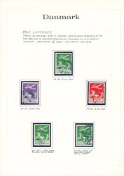 144/182. Gammel luftpost på 5 sider