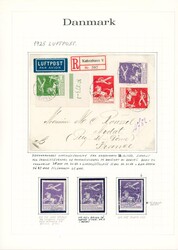 144/182. Gammel luftpost på 5 sider