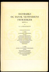 LITTERATUR - G.A.Hagemann - "Danmarks og Dansk Vestindiens Frimerker" ...