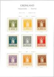 Samling i Leuchtturm-album 1938-2012 (litt mankoer i 2012), ark til ...