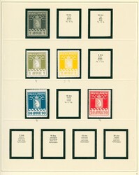 Samling 1915-2009 i to stk. SAFE Dual-album. Starter med 12 stk. PP. ...