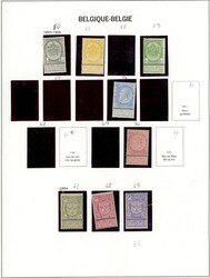 50/3213. Stor samling i et halvgammelt Davo-album uten lommer og seks ...