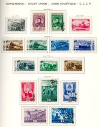 En samling til 1979 i fire Schaubek-album, ganske bra belagt. Av og ...