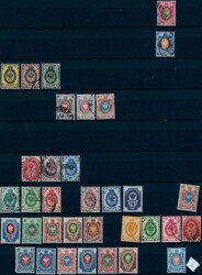 Samling til 1955 i tykk innstikkbok med tynt klassisk, så litt ymse ...