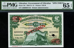 110.130: Banknotes - Gibraltar