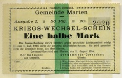 125: Notmünzen / Wertmarken