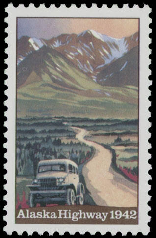 1992, Alaska Highway, (29c) multicolored, a single with black ...
