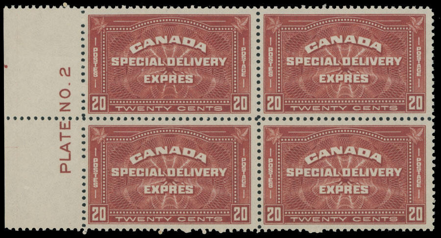 1930, Special Delivery. Express. Twenty Cents., 20c henna brown, left ...
