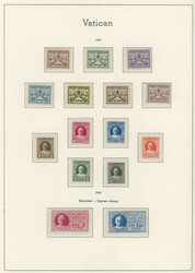 COLLECTION IN TWO ALBUMS: 1929-80, several hundred stamps, souvenir ...