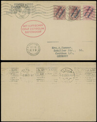 ZEPPELIN FLIGHT: 1930 (June 5-6), First South America Return Flight ...