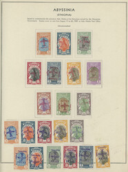 1925-47, around 380 mint stamps and two souvenir sheets from 14 ...