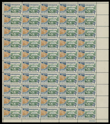 1960, Water Conservation, 4c dark blue, brown orange and green, ...