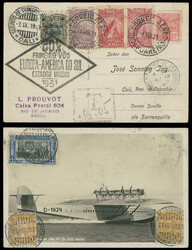 PIONEER FLIGHT: 1931 (August 4), Dornier Do X Flight mixed franking ...