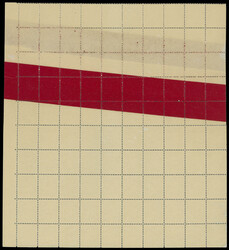 1985, Eagle ''D'' rate (22c) green, complete pane of 100, splice red ...