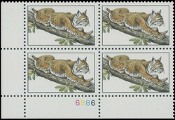 1990, Bobcat ($2) multicolored, black (engraved - $2 USA) omitted, ...