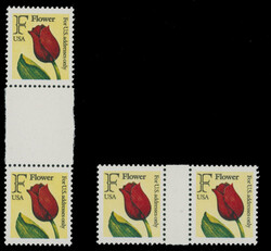 1990-91, Flower, rate ''F'' (29c) multicolored, perforated proof in ...
