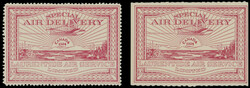 1924, Laurentide Air Service with added ''CANADA 1924'', (25c) red, ...