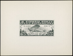 1927, Yukon Airways and Exploration Co. Ltd, reversed image die proof ...