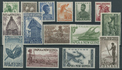 1952-58, Animals, Birds, Map, Scenes, ½p-£1, complete set of 15, ...