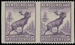 FIRST RESOURCES ISSUE (PERKINS BACON PRINTINGS): 1932-37, Caribou, 5c ...