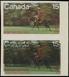 1973, R.C.M.P. Musical Ride, 15c multicolored, right sheet margin ...