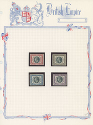 COLLECTION ON PAGES: 1935-2019, about 300 mint stamps and 15 ...