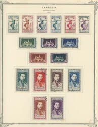 STARTING COLLECTION ON SCOTT PAGES: 1951-67, over 200 mostly mint ...