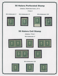 PRESIDENT MASARYK NEW DESIGN ISSUE - STAMPS AND POSTAL HISTORY ...