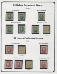 COLLECTION OF THE SOKOL ISSUE: 1926, 35 mint and used (12) stamps, ...