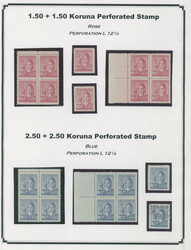 POST WORLD WAR II POSTAL CHARITY ISSUES - COLLECTION ON PAGES: ...