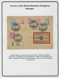 POST WORLD WAR II POSTAL CHARITY ISSUES - COLLECTION ON PAGES: ...