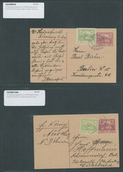 HRADCANY ISSUE: 1919-22, about 100 covers or cards, including 43 ...