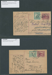 HRADCANY ISSUE: 1919-22, about 100 covers or cards, including 43 ...
