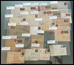 PRESIDENT MASARYK POSTAL HISTORY AND STATIONERY GROUP: 1928-38, 57 ...