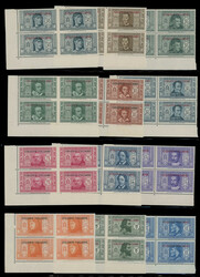 1932, Dante Alighieri Society, stamps of Italy with black or red ...