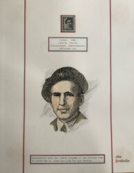 JEWISH PERSONALITIES IN WORLD PHILATELY: 1891-1960, 54 pages in red ...