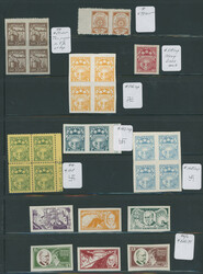 SELECTION OF BETTER ITEMS: 1919-32, almost 50 perforated and ...