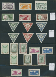 SELECTION OF BETTER ITEMS: 1919-32, almost 50 perforated and ...