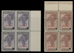 1928, President King, Palms, Map, 1c-$1, complete sets of postage ...