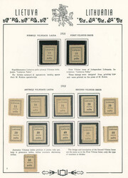 COLLECTION ON ILLUSTRATED PAGES: 1916-41, over 550 mostly mint stamps ...