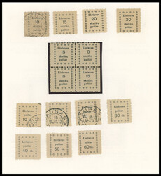 COLLECTION ON ILLUSTRATED PAGES: 1916-41, over 550 mostly mint stamps ...