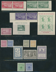 BALANCE OF A COLLECTION: 1945-48, about 150 mint stamps in singles ...