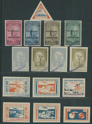 ROCKET MAIL: COLLECTION ON VARIO AND ALBUM PAGES: 1935-64, 56 postal ...